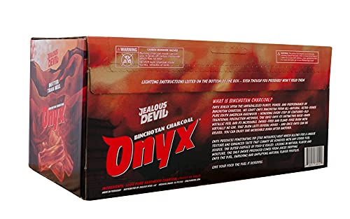 Jealous Devil Onyx Binchotan Charcoal, 20 lbs, Box