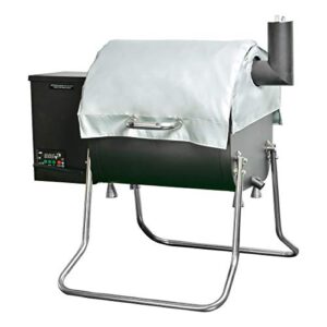 stanbroil grill insulation blanket for green mountain davy crockett grills, increases burn efficiency by 50 percent