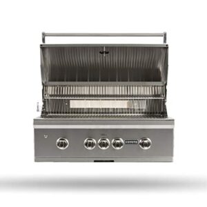 coyote s-series 36-inch 4-burner, built-in natural gas grill – c2sl36ng