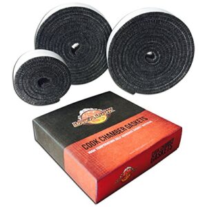 bbq gaskets nomex high temp replacement for all kamado smokers (joe, primo, grill dome, king, komodo, saffire etc)