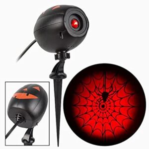 LEDLightShow Gemmy Spider Web Constant Red Electrical Outlet Halloween Indoor Outdoor Light Show Projector
