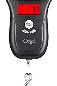 Ozeri LS2 Multifunction Propane Tank Scale and BBQ Gas Gauge, with Luggage and Fish Scale