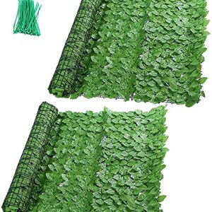 Expandable Faux Privacy Fence Artificial Ivy Privacy Fence Screen | Hedges Fence Lattice Panels Roll Wall Landscaping for Privacy Protection Home Balcony Garden (Size : 1×1m)