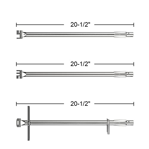 SafBbcue 67557 Grill Burner Tubes for Weber Summit 460 470 Gas Grills, Replacement for Weber Summit Burner Tubes, 6 Pack