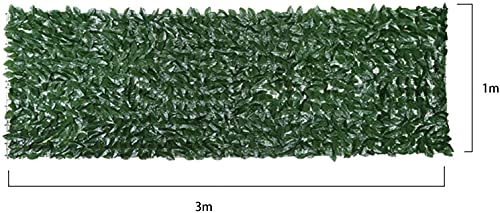 HACSYP Expandable Faux Privacy Fence Artificial Ivy Privacy Fence Screen | Artificial Green Leaf Plant Fence 40X118 Inch Wall Fence Panel | Terrace Garden Wedding Outdoor Decoration