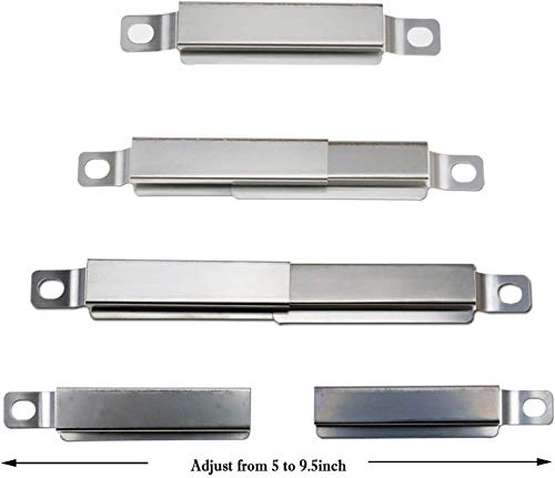Htanch PN6281(4-Pack) SA5491 (4-Pack) 14 1/2" Porcelain Steel Heat Plate and Burner Replacement for Kenmore 415.16128010, 415.90111110 Charbroil 463235714
