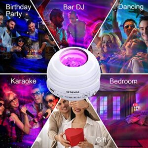 KEDEMAS Star Projector with APP and Remote Control, Galaxy Projector for Bedroom with Music Speaker, Night Lights Projector for Kids Adults with Control Timer, Room Decor/Birthday/Party/Ceiling,White