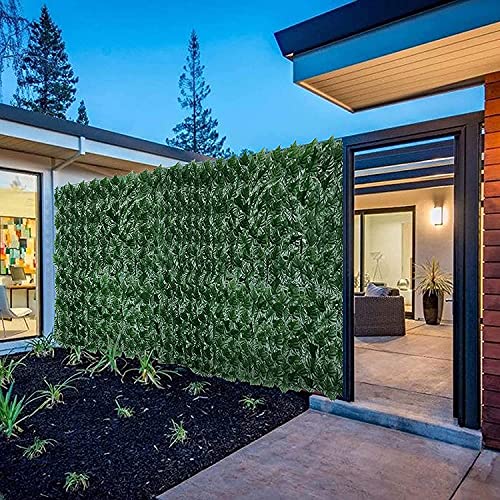 Expandable Faux Privacy Fence Artificial Ivy Fence Artificial Hedges Panels Roll | Trellis with Artificial Leaves Garden Privacy Screens Decorative Fences for Garden Balcony Outdoor (Size : 1×2m)