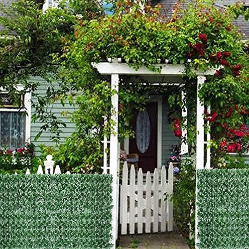 Expandable Faux Privacy Fence Artificial Ivy Fence Artificial Hedges Panels Roll | Trellis with Artificial Leaves Garden Privacy Screens Decorative Fences for Garden Balcony Outdoor (Size : 1×2m)