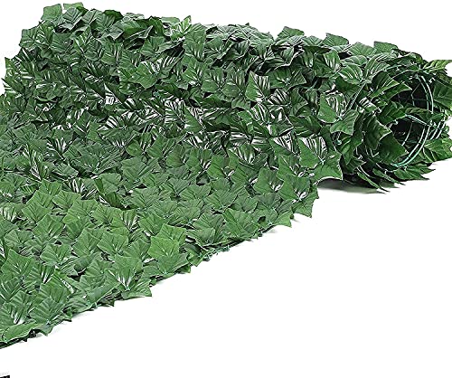 Expandable Faux Privacy Fence Artificial Ivy Fence Artificial Hedges Panels Roll | Trellis with Artificial Leaves Garden Privacy Screens Decorative Fences for Garden Balcony Outdoor (Size : 1×2m)