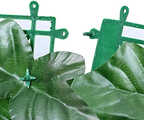 Expandable Faux Privacy Fence Artificial Ivy Fence Artificial Hedges Panels Roll | Trellis with Artificial Leaves Garden Privacy Screens Decorative Fences for Garden Balcony Outdoor (Size : 1×2m)