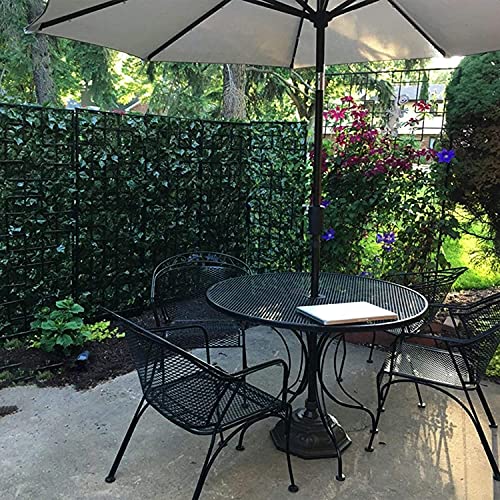 HACSYP Expandable Faux Privacy Fence 1 × 3m Artificial Ivy Leaf Green Fence Board Screening | Green Plastic Fence Sweet Potato Leaf Outdoor Patio Garden Decoration