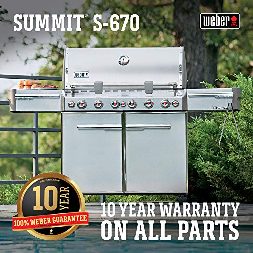 Weber Summit S-670 Liquid Propane Gas Grill, 7370001