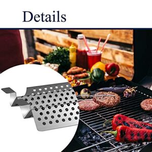 Boloda Grill Parts Replacement, 4pc Stainless Steel Heat Plate Shield for Model Viking VGBQ 30 in T Series, VGBQ 41 in T Series, VGBQ 53 in T Series, VGBQ30, VGBQ41, VGBQ53, Tamer Burner Cover