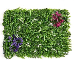 expandable faux privacy fence artificial ivy fence screening | artificial hedge privacy fence screen vine leaf decoration 23.62×15.75 inches，fake grass decorative backdrop for privacy protection