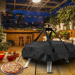 tonhui Pizza Oven Cover for Ooni Koda 12 Gas Pizza Oven, Outdoor Portable Oven Cover Heavy Duty Waterproof Oxford Fabric Weather Resistant, Pizza Oven Accessories