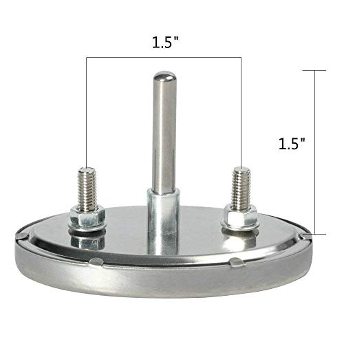 Lid Thermometer Gas Grill Heat Indicator Replacement for Grill Master Nexgrill 720-0697, 720-0737 Grill Replacement Parts, BBQ Grill Temperature Gauge for Nexgrill 720-0830H, 720-0888, Charmglow Grill