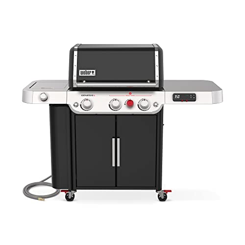 Weber Genesis EPX-335 Premium Smart Gas Grill, Natural Gas, Black