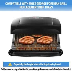 XYK Drip Tray Pan Grease Catcher Replacement and 2 Pcs Grill Spatula Scraper for George Foreman Grill…