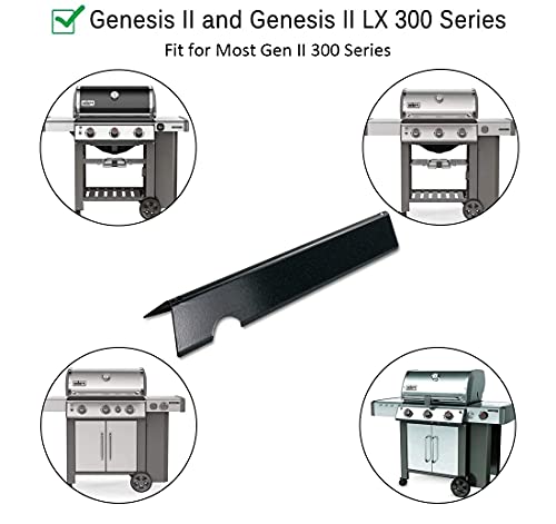 Uniflasy 17 inch Grill Parts for Weber Genesis II E-310, II S-310, II E-330, II E-335, II S-335, II LX S/E-340 Series Flavorizer Bars for Weber Genesis II/LX 300 Series Replacement Parts, 66032/66795