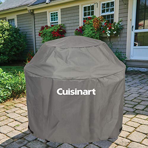 Cuisinart CGG-999 30-Inch Round Flat Top Surface 360° XL Griddle Outdoor Cooking Station & CGWM-057 XL 360° Griddle Cover,Grey