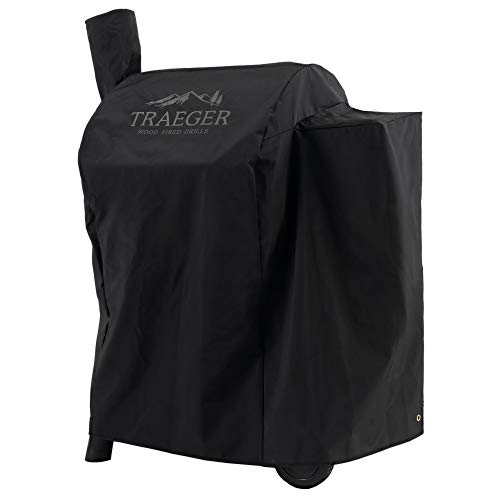 Traeger Grills Pro Series 22 Electric Wood Pellet Grill and Smoker, Bronze & Full-Length Grill Cover - Pro 575/ Pro 22