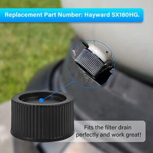 SX180HG Pool Sand Filter Drain Cap and Gasket for Hayward Pro Series Sand Filter Models S140T, S144T, S164T, S166T, S180T, S210T (1)