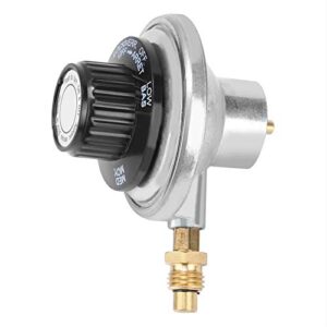 adjustable pressure regulator, zinc alloy 1″-20unf propane gas low-pressure adjustable regulator control valve bbq grill