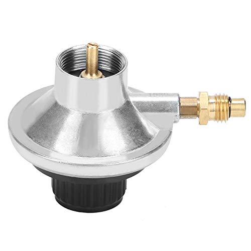 Adjustable Pressure Regulator, Zinc Alloy 1"-20UNF Propane Gas Low-Pressure Adjustable Regulator Control Valve BBQ Grill