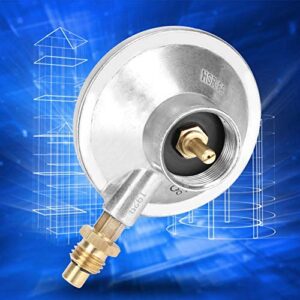 Adjustable Pressure Regulator, Zinc Alloy 1"-20UNF Propane Gas Low-Pressure Adjustable Regulator Control Valve BBQ Grill