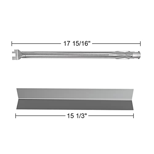 Grilling Corner Repair Kit 7635 69785 for Weber Spirit I & II 200 with Front Control, Spirit E210, E220, S210, S220 (Stainless Steel Burner and Stainless Flavorizer Bars)
