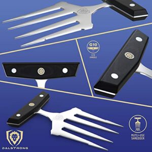 DALSTRONG Meat Shredding Claws - Multi-Use Shredding Tool - Lifting, Pulling, Handling Utensils - X2 - Premium HC Stainless Steel - G10 Handle - BBQ Meats & More