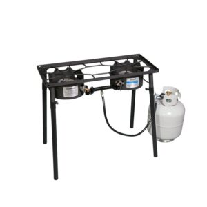 camp chef – pioneer two-burner cooking system csa