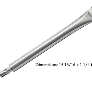 Votenli S1108A(4-Pack) 15 13/16 inch Stainless Steel Burner for Broil King 1992 & Later Models 9211-64 9211-67 9215-54 9215-57 9215-64 9215-67 9221-54 9221-57 9221-64 9221-67 9225-64 9225-67