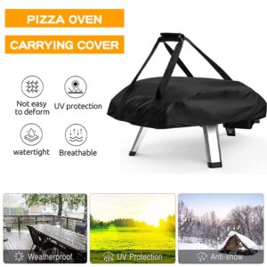 funluck Pizza Oven Cover for Ooni Koda 16,420D Heavy Duty Waterproof &Dustproof Oven Bag for Ooni 16,Portable Carry Storage Bag for Ooni Koda 16