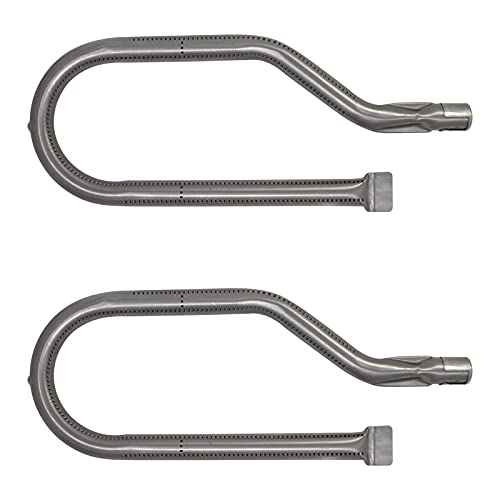 UpStart Components 2-Pack BBQ Gas Grill Tube Burner Replacement Parts for Costco Kirkland 720-0021-LP - Compatible Barbeque Stainless Steel Pipe Burners