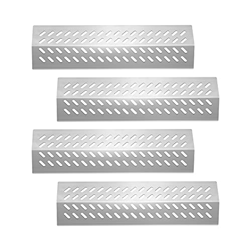 Folocy 17 5/8" Grill Heat Plates Flame Tamer BBQ Gas Grill Replacement Parts for Bull 16631, LP 47628, 57568 LP, LP 62648, Angus 47629, Brahma 57568, 57569, Outlaw 26038, Steer Premium 69009, 16GA