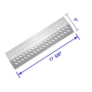 Folocy 17 5/8" Grill Heat Plates Flame Tamer BBQ Gas Grill Replacement Parts for Bull 16631, LP 47628, 57568 LP, LP 62648, Angus 47629, Brahma 57568, 57569, Outlaw 26038, Steer Premium 69009, 16GA