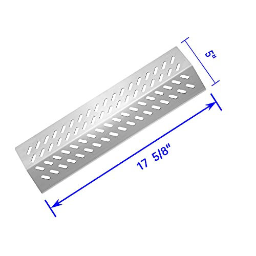 Folocy 17 5/8" Grill Heat Plates Flame Tamer BBQ Gas Grill Replacement Parts for Bull 16631, LP 47628, 57568 LP, LP 62648, Angus 47629, Brahma 57568, 57569, Outlaw 26038, Steer Premium 69009, 16GA