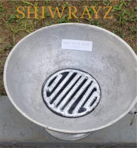 shiwrayz jamaican coal stove- coal pot 13″ – charcoal stove- charcoal pot