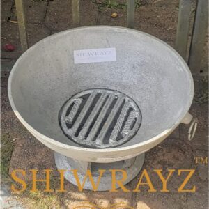 SHIWRAYZ Jamaican Coal Stove- Coal Pot 13" - Charcoal Stove- Charcoal Pot