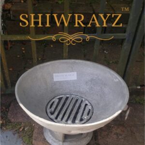 SHIWRAYZ Jamaican Coal Stove- Coal Pot 13" - Charcoal Stove- Charcoal Pot