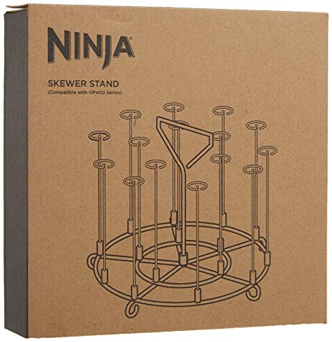 Ninja - AOP103BRN Ninja Foodi Skewer Stand, 1 piece, stainless steel