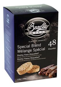 bradley smoker bisquettes for grilling and bbq, special blend, 48 pack