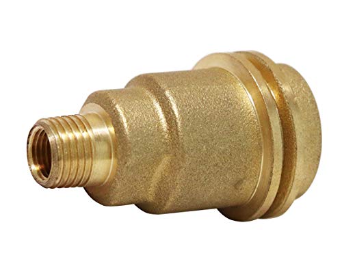 DOZYANT 5042 Male QCC1 Acme Nut Propane Gas Fitting Hose Adapter with 1/4 Inch Male Pipe Thread, Propane Quick Connect Fittings