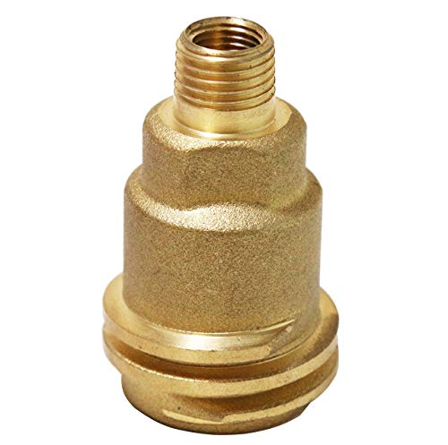 DOZYANT 5042 Male QCC1 Acme Nut Propane Gas Fitting Hose Adapter with 1/4 Inch Male Pipe Thread, Propane Quick Connect Fittings