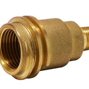 DOZYANT 5042 Male QCC1 Acme Nut Propane Gas Fitting Hose Adapter with 1/4 Inch Male Pipe Thread, Propane Quick Connect Fittings