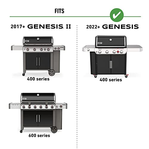 onlyfire Stainless Steel Grill Rotisserie Kit Replacement for Weber Genesis II and Genesis II LX 4 & 6 Burner Grills, Genesis 2022 4 Burner Gas Grills