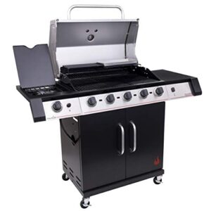 Char-Broil 463468021 Performance TRU-Infrared 5-Burner Cabinet-Style Liquid Propane Gas Grill, Stainless/Black