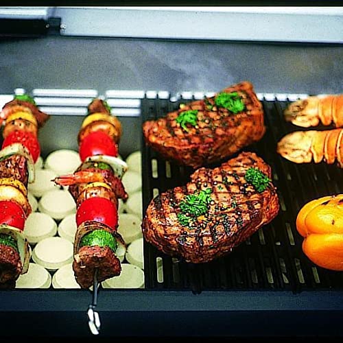 MHP WHRG4DD Hybrid Natural Gas Grill W/SearMagic Grids On Bolt Down Post